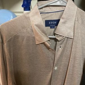 Eton Brown Dress Shirt (button down)